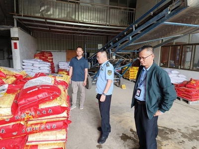 钦州市市场监督管理局开展大米生产安全风险防控行动