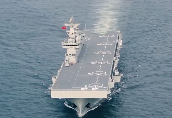 海軍新篇章，075型三號艦正式入列，海軍新篇章，075型三號艦正式入列啟航