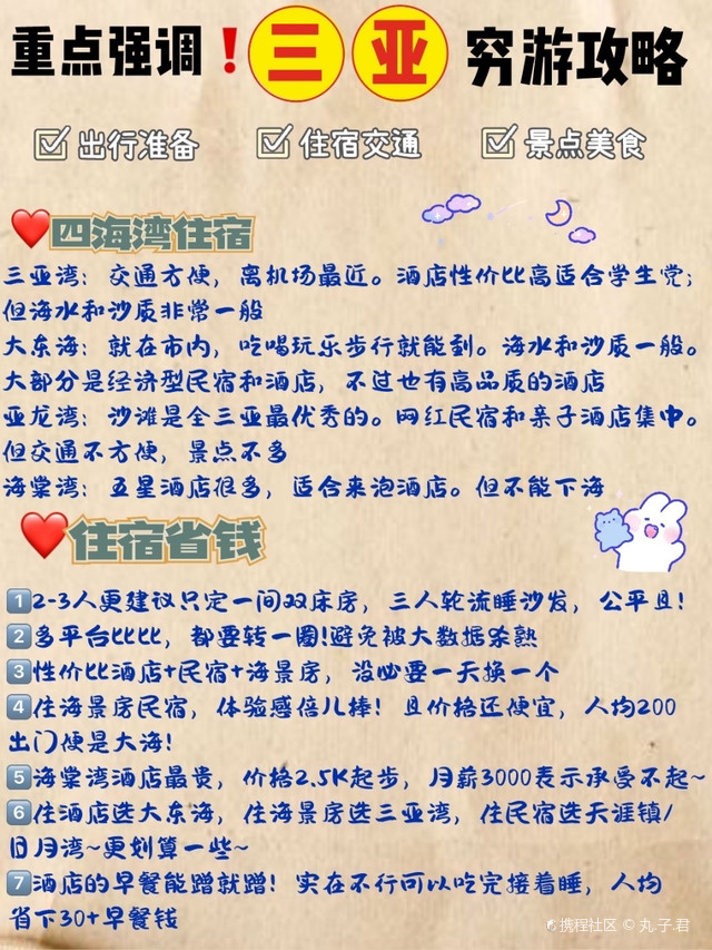 三亞窮游攻略及費(fèi)用詳解，三亞窮游攻略詳解與費(fèi)用剖析